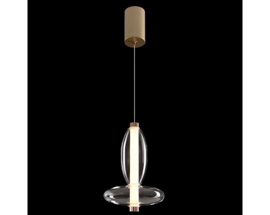 Подвесной светодиодный светильник Crystal Lux Quasar SP7W Led Transparent