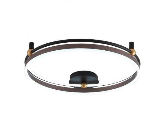 Потолочный светодиодный светильник Crystal Lux Fernando PL72W Led Coffee/Black