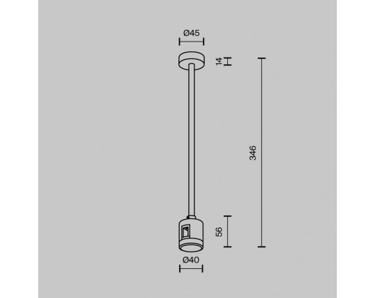 Крепление потолочное Maytoni Technical Accessories for tracks Flarity TRA158C-IPC1-B Крепление потолочное Maytoni Technical Accessories for tracks Flarity TRA158C-IPC1-B