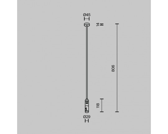 Крепление потолочное Maytoni Technical Accessories for tracks Flarity TRA159C-D1-B Крепление потолочное Maytoni Technical Accessories for tracks Flarity TRA159C-D1-B