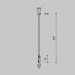 Крепление потолочное Maytoni Technical Accessories for tracks Flarity TRA159C-D1-B Крепление потолочное Maytoni Technical Accessories for tracks Flarity TRA159C-D1-B