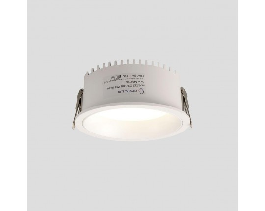 Встраиваемый светодиодный светильник Crystal Lux CLT 529C105 WH 4000K