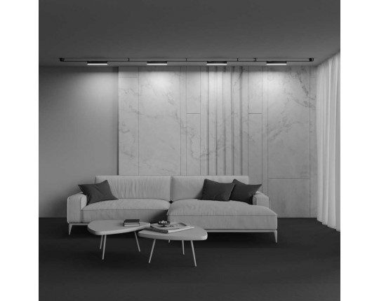 Подвесной светодиодный светильник Maytoni Technical Pendant system Parity Basis TR129B-12W3K-B