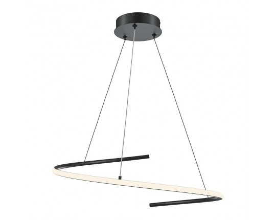 Подвесной светодиодный светильник Maytoni Curve MOD242PL-L33BK