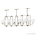 Подвесная люстра Crystal Lux Nicolas SP12 L1600 Gold/White