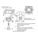 Встраиваемый светильник Crystal Lux CLT 069C1 WH