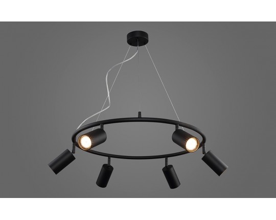 Светильник подвесной Crystal Lux RIVO SP6 BL