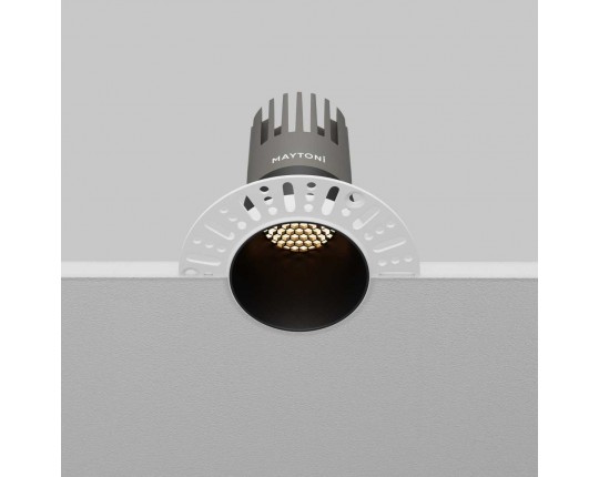 Встраиваемый светильник Maytoni Technical Downlight Dip DL120-10W-3K-TRS-B