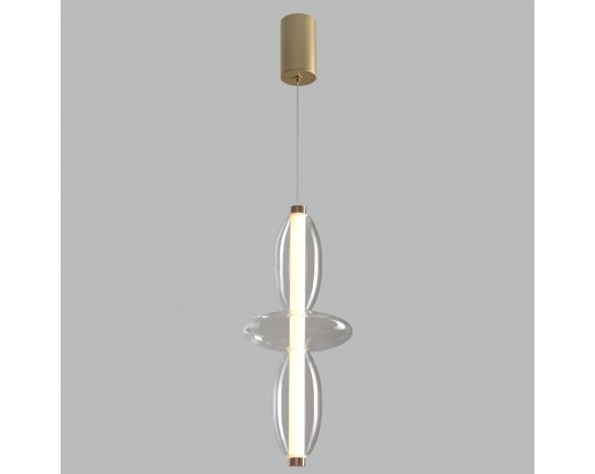 Подвесной светодиодный светильник Crystal Lux Quasar SP14W Led Transparent