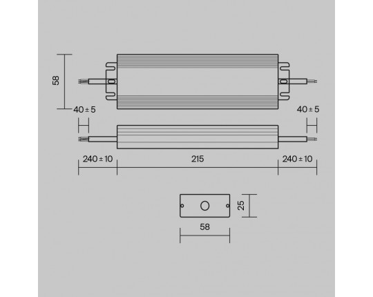 Блок питания Maytoni Magnetic track system 48V 100W IP67 2A PSL008-100W-48V-IP67 Блок питания Maytoni Magnetic track system 48V 100W IP67 2A PSL008-100W-48V-IP67
