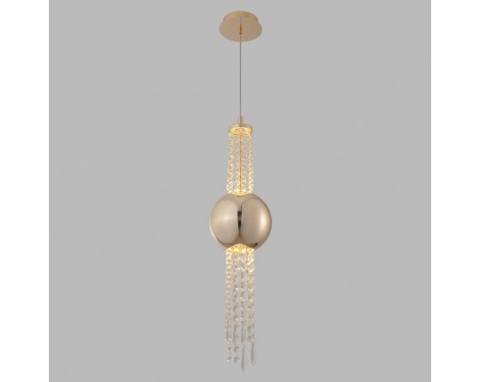 Подвесной светодиодный светильник Crystal Lux Navajo SP3W Led Gold