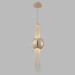 Подвесной светодиодный светильник Crystal Lux Navajo SP3W Led Gold