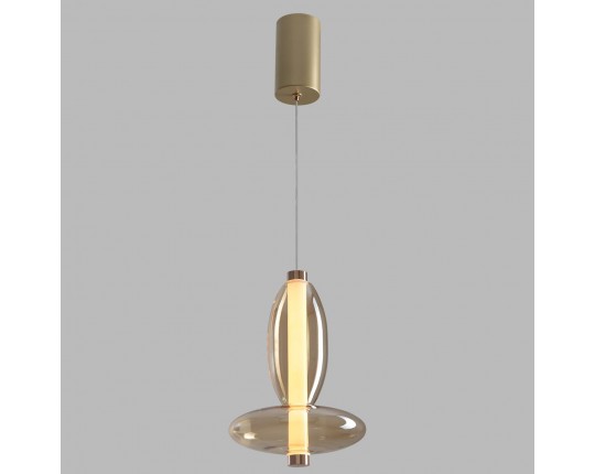 Подвесной светодиодный светильник Crystal Lux Quasar SP7W Led Amber
