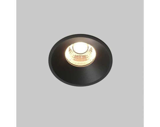 Встраиваемый светодиодный светильник Maytoni Round DL058-7W3K-B