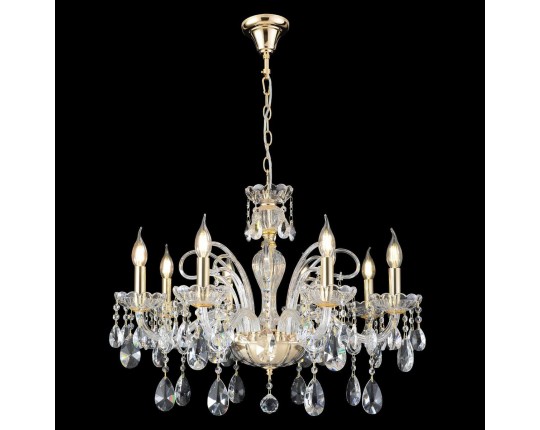 Подвесная люстра Crystal Lux MONICA SP8 GOLD