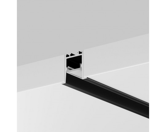 Алюминиевый профиль встраиваемый скрытого монтажа Maytoni Led Strip ALM-2222-B-2M 632013 Алюминиевый профиль встраиваемый скрытого монтажа Maytoni Led Strip ALM-2222-B-2M 632013