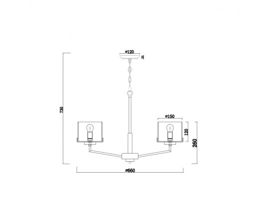 Подвесная люстра Freya Karen FR5096PL-05CH