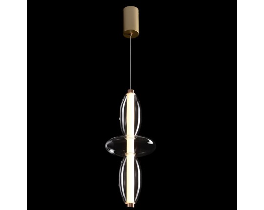 Подвесной светодиодный светильник Crystal Lux Quasar SP14W Led Transparent