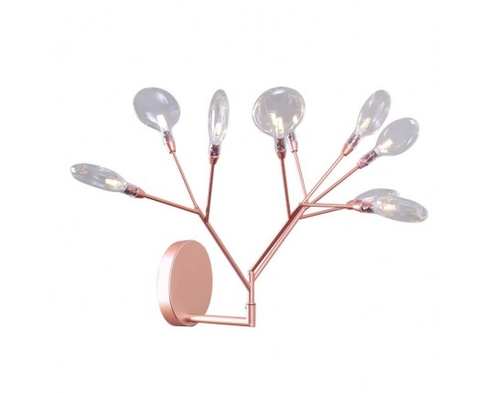 Бра Crystal Lux Evita AP9 copper/transparent