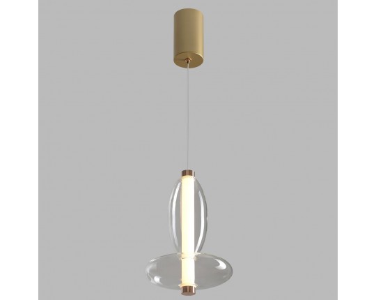 Подвесной светодиодный светильник Crystal Lux Quasar SP10W Led Transparent