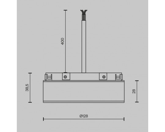 Источник напряжения Maytoni Technical TRA172DR-200W-DS-B