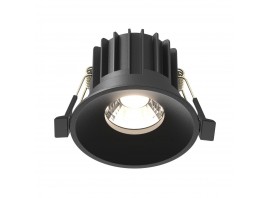 Встраиваемый светодиодный светильник Maytoni Technical Round DL058-12W-DTW-B