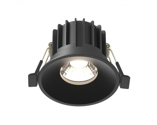 Встраиваемый светодиодный светильник Maytoni Technical Round DL058-12W-DTW-B