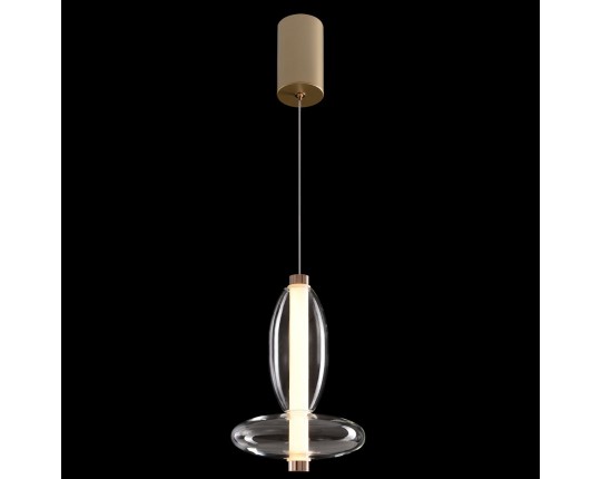 Подвесной светодиодный светильник Crystal Lux Quasar SP10W Led Transparent