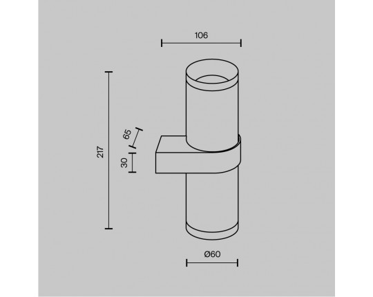 Бра Maytoni Technical Focus Design C069WL-02W