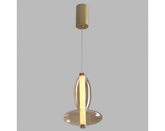 Подвесной светодиодный светильник Crystal Lux Quasar SP7W Led Amber