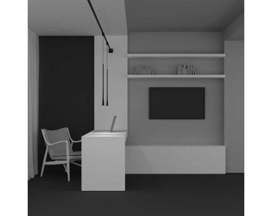 Трековый подвесной светильник Maytoni Technical TR168-1-7W3K-M-B