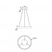 Подвесной светодиодный светильник Maytoni Rim MOD058PL-L22WK