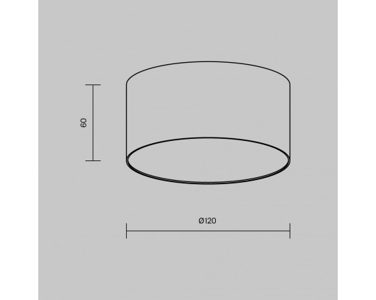Потолочный светодиодный светильник Maytoni Technical Zon C032CL-12W2.7K-RD-B