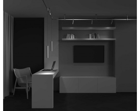 Трековый светильник Maytoni Technical TR155-1-5W4K-PT