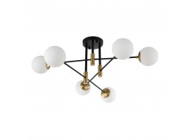 Потолочная люстра Crystal Lux Fidel PL6 Black