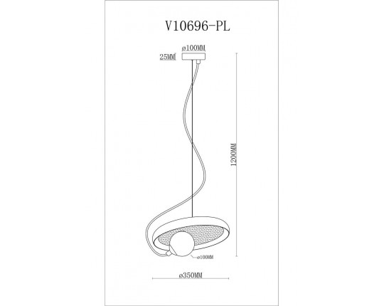 Подвесной светильник Moderli Cosmi V10696-PL