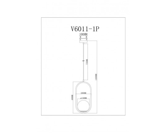 Светильник подвесной Moderli Klaster V11586-1P