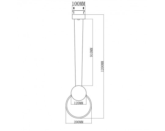 Подвесной светодиодный светильник Moderli Yumi V5020-1PL