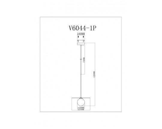 Светильник подвесной Moderli Scrumbel V11569-1P