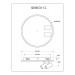 Потолочная светодиодная люстра MyFar Ceiling Focus MR9050-CL