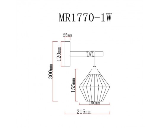 Бра MyFar Bella MR1770-1W