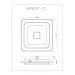 Потолочный светодиодный светильник MyFar Ceiling Button MR9001-CL