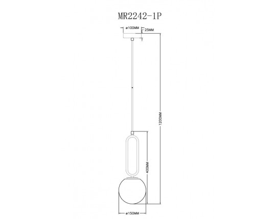 Подвесной светильник MyFar Pierre MR2242-1P