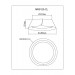 Потолочный светодиодный светильник MyFar Ceiling Cordelia MR9120-CL