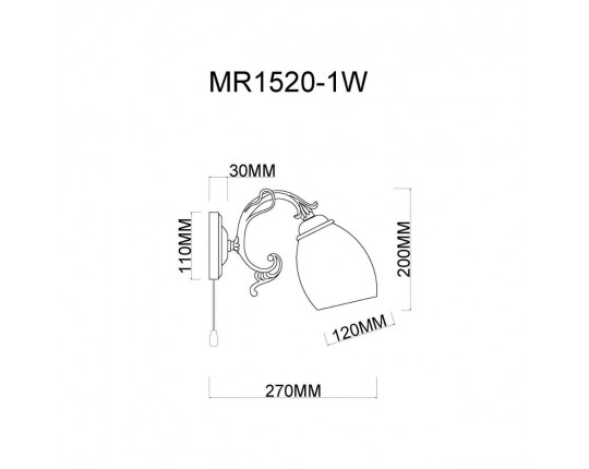 Бра MyFar Biene MR1520-1W