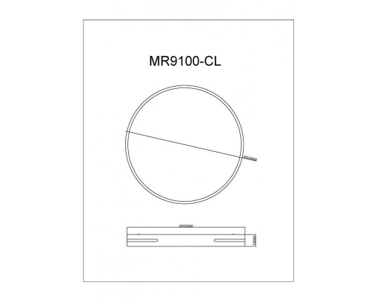 Потолочный светодиодный светильник MyFar Ceiling Oberon MR9100-CL