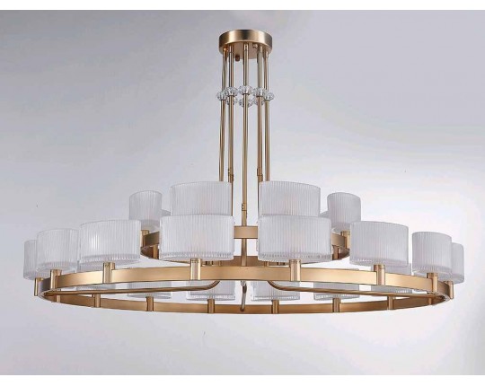 Подвесная люстра Newport 4338+16/C gold М0062174