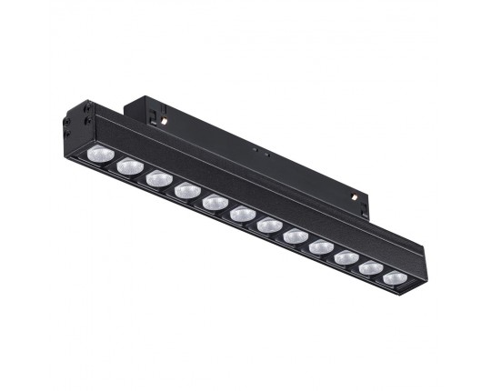 Трековый низковольтный светодиодный светильник Novotech Shino Flum 358418