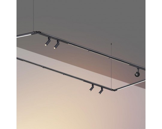 Трековый светодиодный светильник Novotech Konst Glat 359368