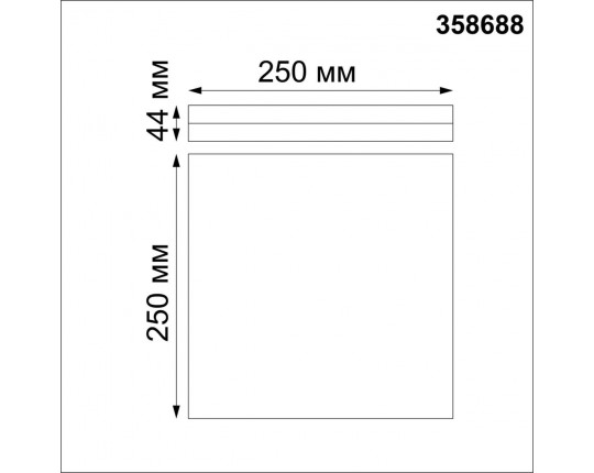 Накладной светодиодный светильник Novotech Over Pandora 358688
